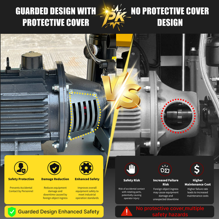 30Hp 3Ph 460V 125PSI Screw Air Compressor with 1 Ph Refrigerated Air Dryer(LSVSD30-460V)
