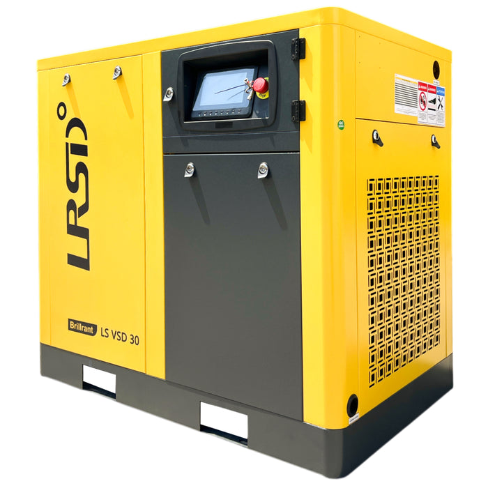 30HP 22KW LRSD VSDRotary Air Compressor | 123CFM @ 125 PSI | 230V 3-Phase 60Hz | RP1  (LSVSD 30)