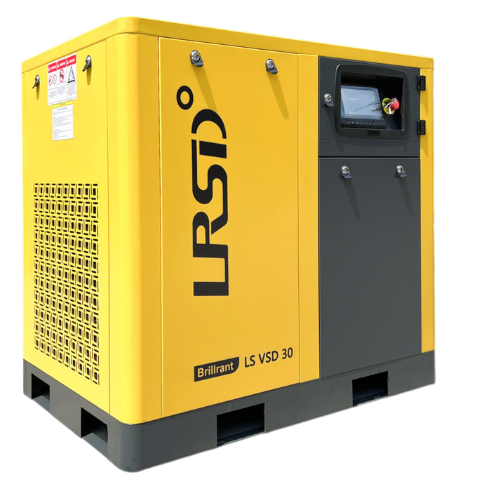 30HP 22KW LRSD VSDRotary Air Compressor | 123CFM @ 125 PSI | 460V 3-Phase 60Hz | RP1  (LSVSD 30)