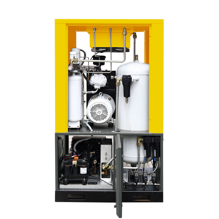 TC Series 15HP 11KW LRSD Rotary Screw Air Compressor | 52.62CFM @ 116PSI | 220V 480V 3-Phase 60Hz |  RP3/4"  |  VSD