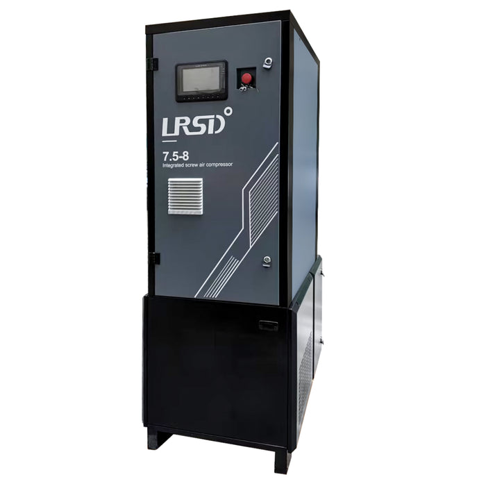 TC7.5-8 10HP 7.5KW Portable Rotary Screw Air Compressor | 37CFM @ 116-125PSI | 230V 3-Phase 60Hz |  RP3/4"  |  32Gal Gas Tank