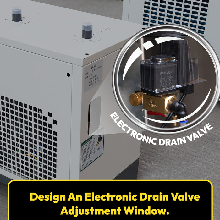 85 CFM REFRIGERATED COMPRESSED AIR DRYER 110V/60HZ, FOR 20HP COMPRESSORS MAX