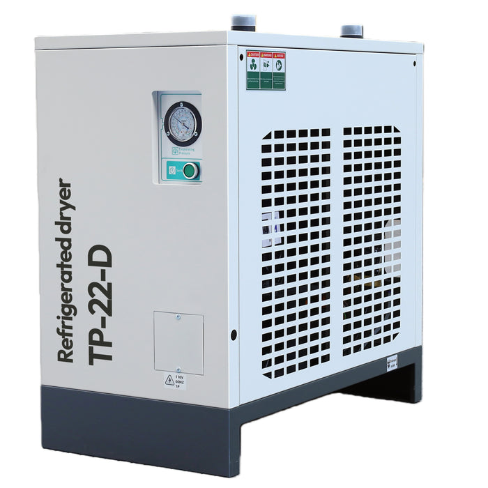 30Hp 3Ph 460V 125PSI Screw Air Compressor with 1 Ph Refrigerated Air Dryer