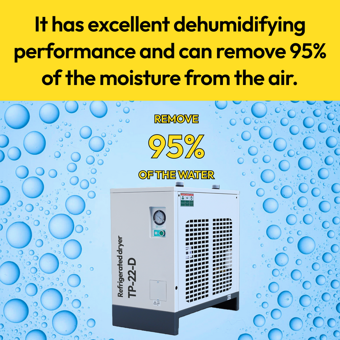 Air Dryer110V/60HZ Refrigerated Compressed System 123CFM - 30HP air compressor