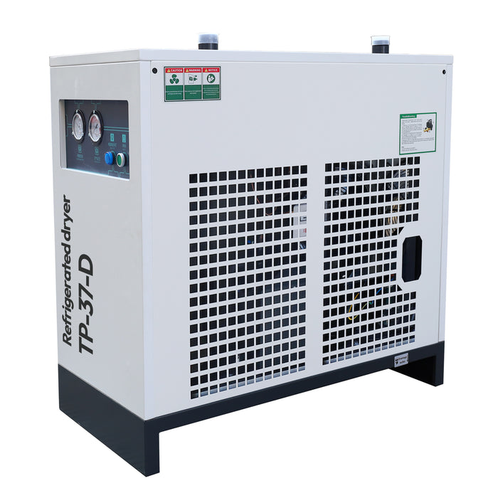 50HP 125PSI 3P Rotary Screw Air Compressor w/ 230CFM 1Phase Compressed Air Dryer