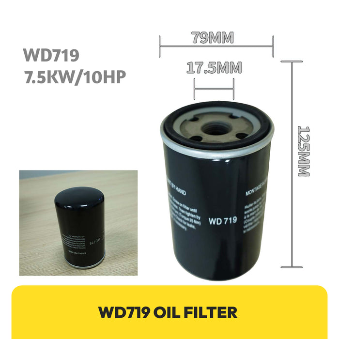 5-10Hp Air Filter+oil Filte+oil separator Rotary Screw Air Compressor（TK4-8/TK5.5-8）