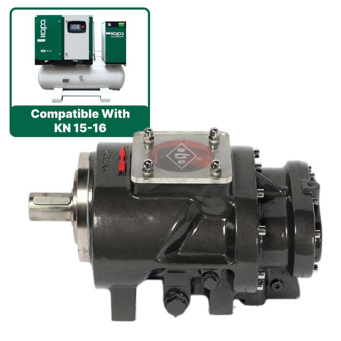YNT60A Airend Direct Drive Screw Compressor Rotor 15KW Max 16bar, Replacement for KN15-16